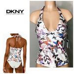 DKNY New.  butterfly tankini top. Retails $88 Photo 11