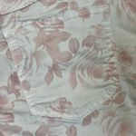 Artisan NY  Floral White Soft Pink Rose Shorts 10 Photo 12