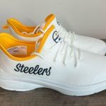 FOCO Pittsburg Steelers Women' Shoe Size 9 #B1420 White Photo 2