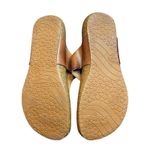 Yokono Shoes Womens Size 6.5 Brown Leather Sandals Toe Post Slide Made In Spain Photo 8