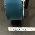 Gramercy & Grand | Vegan Shoulder Bag with Scarf Accent Blue Photo 6