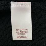 SO NWT  Kohl’s Black Cable Knit Black Long Sleeves Pullover Women’s Sweater Photo 12