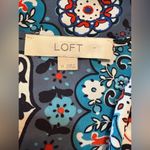 Loft Blue and Red Boxy Sleeveless Tank Top Size M NWOT Photo 4