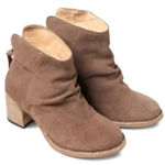Beek Strix Suede Ankle Bootie Taupe 10 Heeled Brown Photo 0