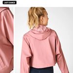 Fabletics  Erika Cropped Hooded Jacket Rosewood Pink Size Large Photo 2