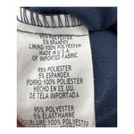 Marina Navy Blue Sleeveless Square Scoop Neck Draped Jersey Mini Dress Size L Size L Photo 4