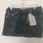 Laguna Beach Jean Santa Monica Beach Mini Skirt Women's Size 28 Blue Photo 0