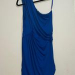 Gianni Bini Royal Blue Asymmetrical Dress Photo 2