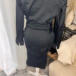 UNTICKIT Angelina Black Long Sleeve Button‎ Down Dress Size 2 Photo 14