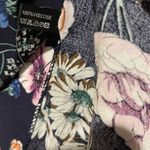 Floral Patterned Kimono Wrap Blue Size undefined Photo 3