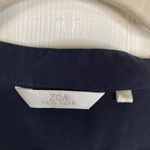 Anthropologie  Zoa New York Navy Blue Shirt Collared Office Professional Size XS Photo 2
