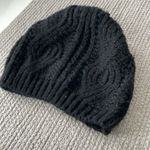 West Loop  Black Knit Beanie Hat with Sequins Photo 1