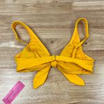Xhilaration  Juniors' Yellow Ribbed Bralette Bikini Top - Size Small - NWT Photo 4