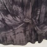 Ginger G Short Sleeved knit tie dyed tee, black/gray, Size M Photo 1