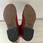 Justin Boots Vintage 80s Justin Roper Red Leather Western Boots Cowboy Cowgirl Photo 9