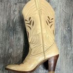 Dan Post Vintage cream brown heeled cowboy cowgirl boots - 7 N ($250) Photo 10