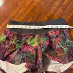 Lululemon  Speed Up LR Lined Short Vivid Floral running workout Tone Multi size 4 Photo 13