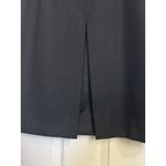 Vtg 80s Giorgio Sant Angelo Black Merino Wool Pencil Skirt Size 8 Preppy Classic Photo 4