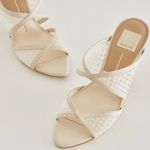 Dolce Vita Mandel Pearl Heels in Ivory Mesh Women’s Size 8.5 Photo 0