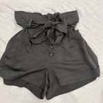 EXPRESS High Rise Green Shorts Photo 0