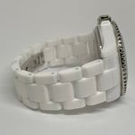 ToyWatch White Safari Zebra Swarovski Crystal Dial Photo 4