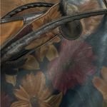 Patricia Nash  Tan Multicolor Leather Floral Handbag Tote Photo 7