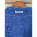 Vineyard Vines  Women’s Harbor Fleece 1/4 Snap Sweater Nautical Navy size Large Photo 12