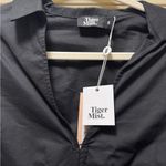 Tiger Mist  Black Collared Top Photo 2