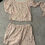 Pink Rose Pajama Set Photo 0
