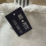 We Pets | “Dog Mom” Canvas Tote Bag w/ Paw Charm White Photo 1