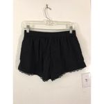 Hollister  black casual lace hem slip on shorts Photo 9