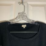 Daniel Cremieux Cremieux Black/Grey/Cream Fringe Hem Sweater size Small Photo 2