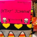 Betsey Johnson Halloween Socks NWT Candy Corn Pumpkin Cute Fall Set Photo 3