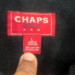 CHAPS  Denim Black Corduroy Jacket Women’s Large Button Front Casual Retro Jacket Photo 1