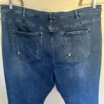 Lane Bryant  Stretch Skinny Ankle Womens Jeans Sz 28 Comfort Distress Normcore Photo 4