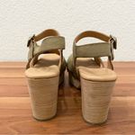 Kork-Ease  Wilde Green “Wausau” Wood-Wrapped Wedge Platform Ankle Strap Sandals 7 Photo 5