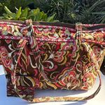 Vera Bradley Puccini Floral Patterned Large Tote Bag w/ matching zippered wallet Photo 0