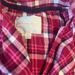Victoria's Secret Red and White Checkered Pajama Top Photo 4