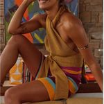 Free People  Beach Orchid Convertible Knit Sweater Tank XL Photo 0