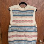 Vintage Knit Sweater Vest Multiple Size M Photo 1