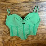 SheIn Green Sheer Top Sparkly Photo 0