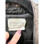 Giada Forte Sequins Long Sleeve Shawl Lapel Blazer Jacket Gold Womens Size 2 / M Size M Photo 1