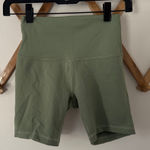 Lululemon  Green Bike Shorts Size 4 Photo 0