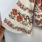 Jealous Tomato  Size S Top Floral Surplice Wrap Front Long Bell Sleeve Women’s Photo 3