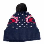 Vera Bradley Cozy Beanie, Painted Paisley, Navy Photo 0