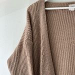 Neutral Oversized Knit Cardigan Sz M/L Size L Photo 3