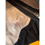 Luxxel  Black Lace Cropped Bralette Top Size M Photo 4