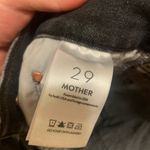 MOTHER The Insider Crop Step Fray Jeans up in smoke dark fall denim classic Black Size 29 Photo 3