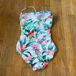 Tommy Bahama Tommy Bahama White Tropi-Calling Bandeau Womens Swimsuit Size 2 Photo 3