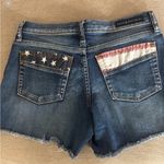 Rock & Republic  Cutoff Denim Shorts American Flag Stars Size 6 Photo 1